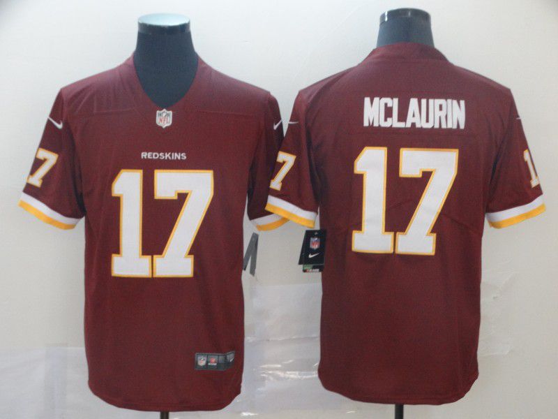 Men Washington Red Skins #17 Mclaurin Red Nike Vapor Untouchable Limited Player NFL Jerseys